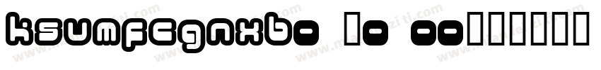 KSUMFCGNXB0 20 00字体转换